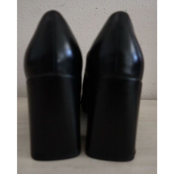 Marc Fisher Women's Sz 8M Black Charisy Tapered Block Heel Dress Pumps - Picture 3 of 9